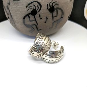 Sterling Silver Southwest Earrings